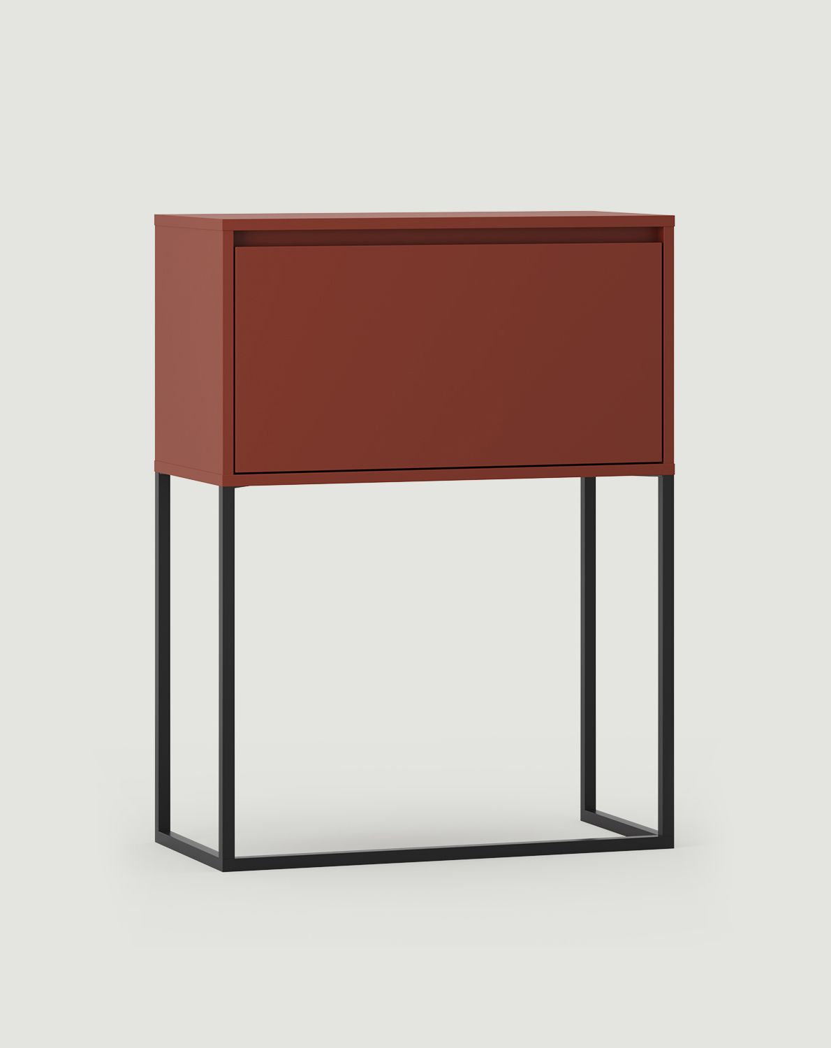 ODIS KD1 commode console
Couleur : Terracotta ardent
Couleur des pieds : acier ODIS noir