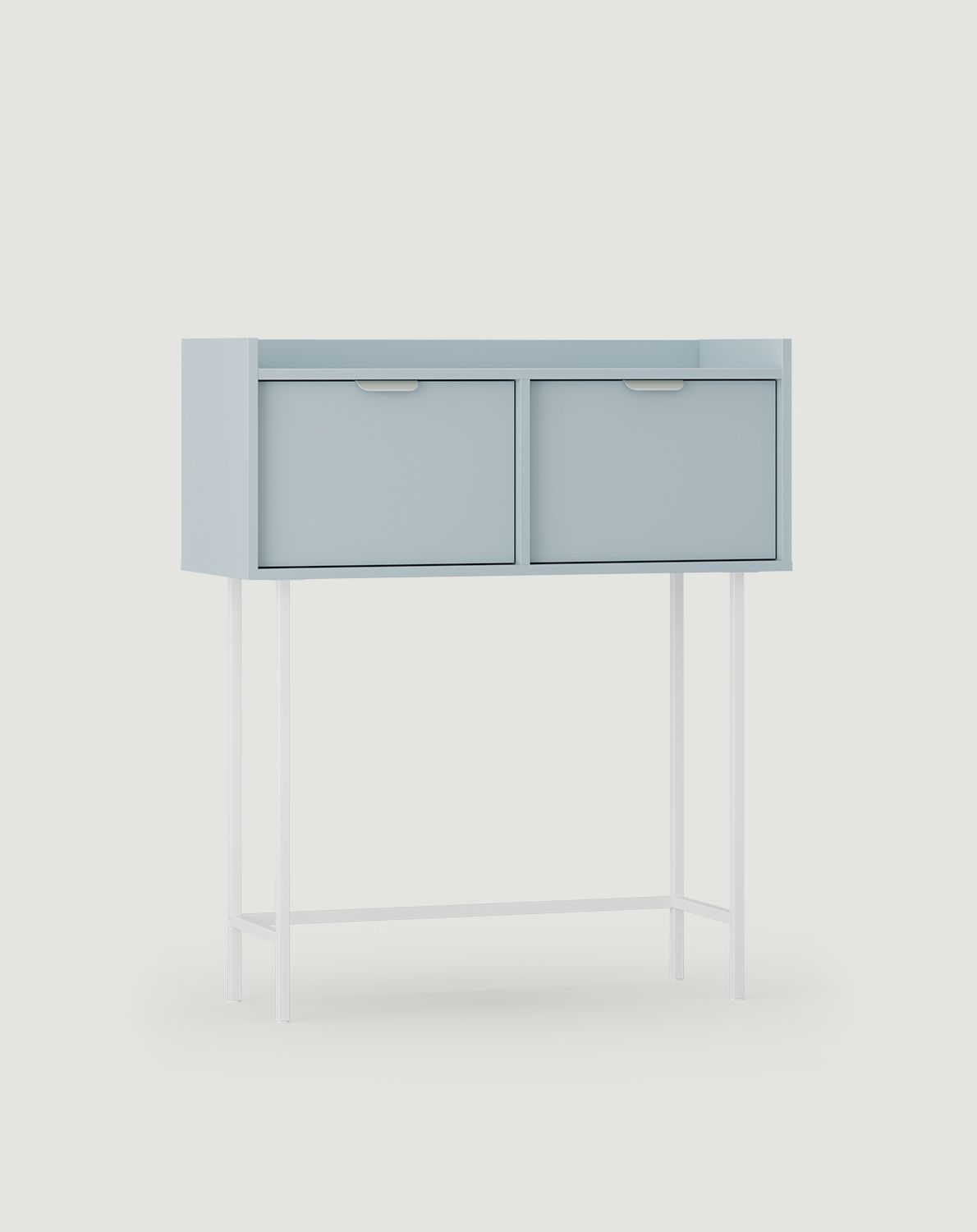 Console haute SIGI KSW2
Couleur : bleu colombe
Pied : blanc
Poignée : poignée LAYERS 110 Lait Pistache