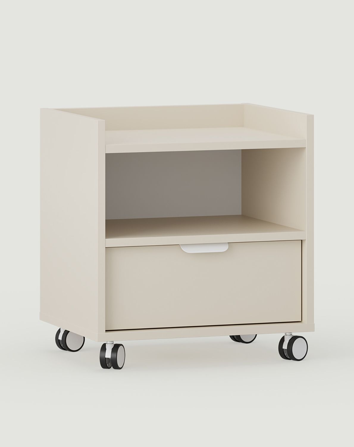 SIGI caisson de bureau sur roulettes SKKPRO3
Couleur : beige champagne
Roulettes : blanches et noires
Poignée : LAYERS 110 Blanc porcelaine