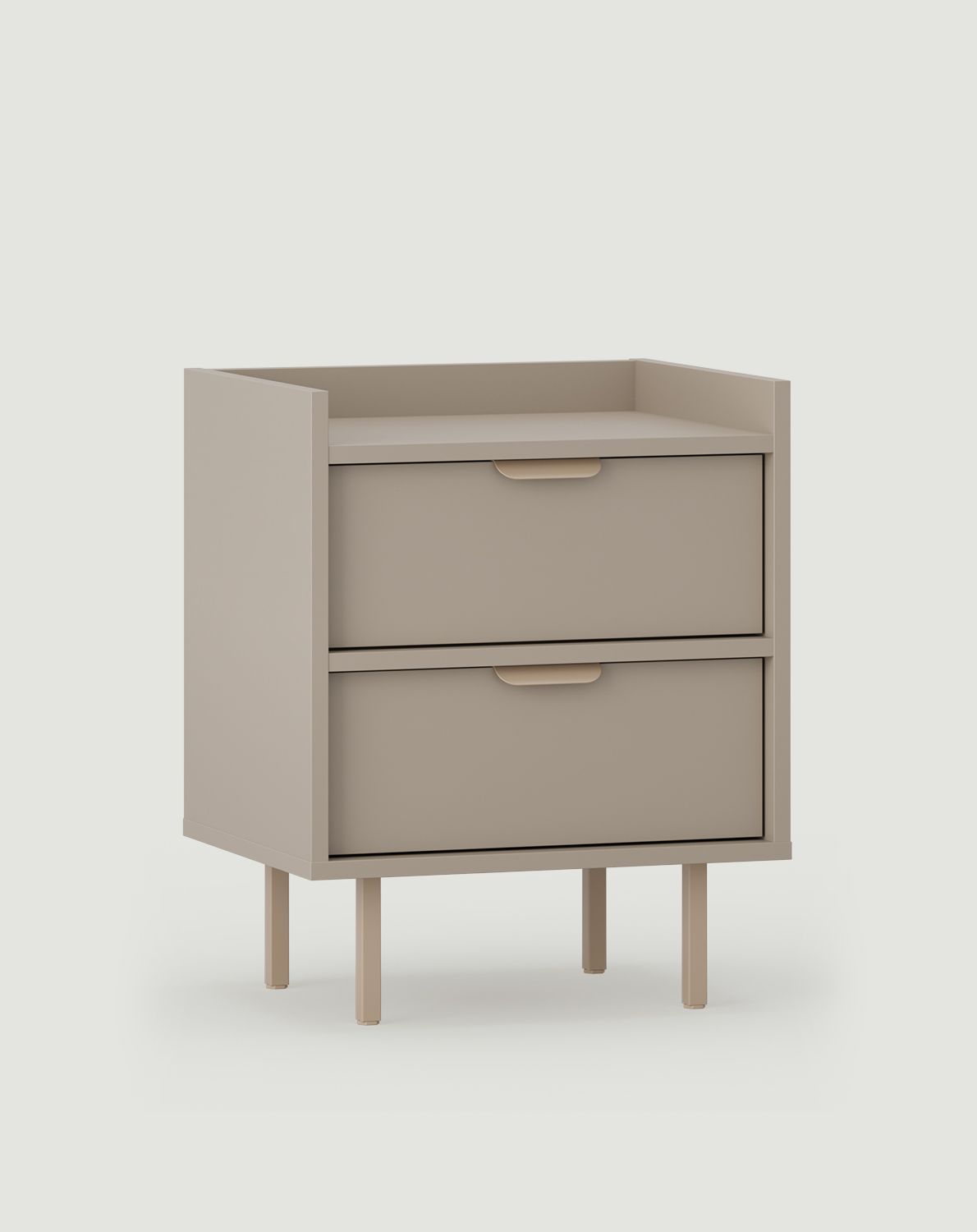 SIGI caisson de bureau SKPRO2
Couleur : Argile cendrée
Pied : Cappuccino
Poignée : LAYERS 110 Cappuccino
                            