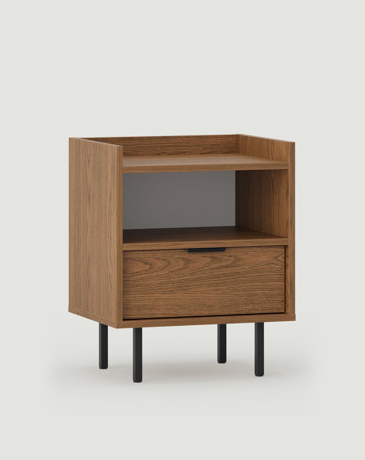 SIGI caisson de bureau SKPRO3
Couleur : Chêne rustique
Pied : noir
Poignée : Poignée LING noire
                            