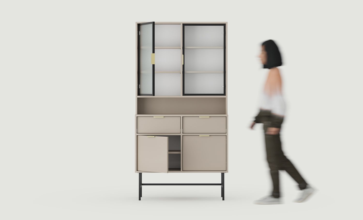 Buffet SIGI KRS02
Couleur : Cachemire enveloppant
Verre : Ornamental mons
Pied : noir
Poignée : Ling Gold