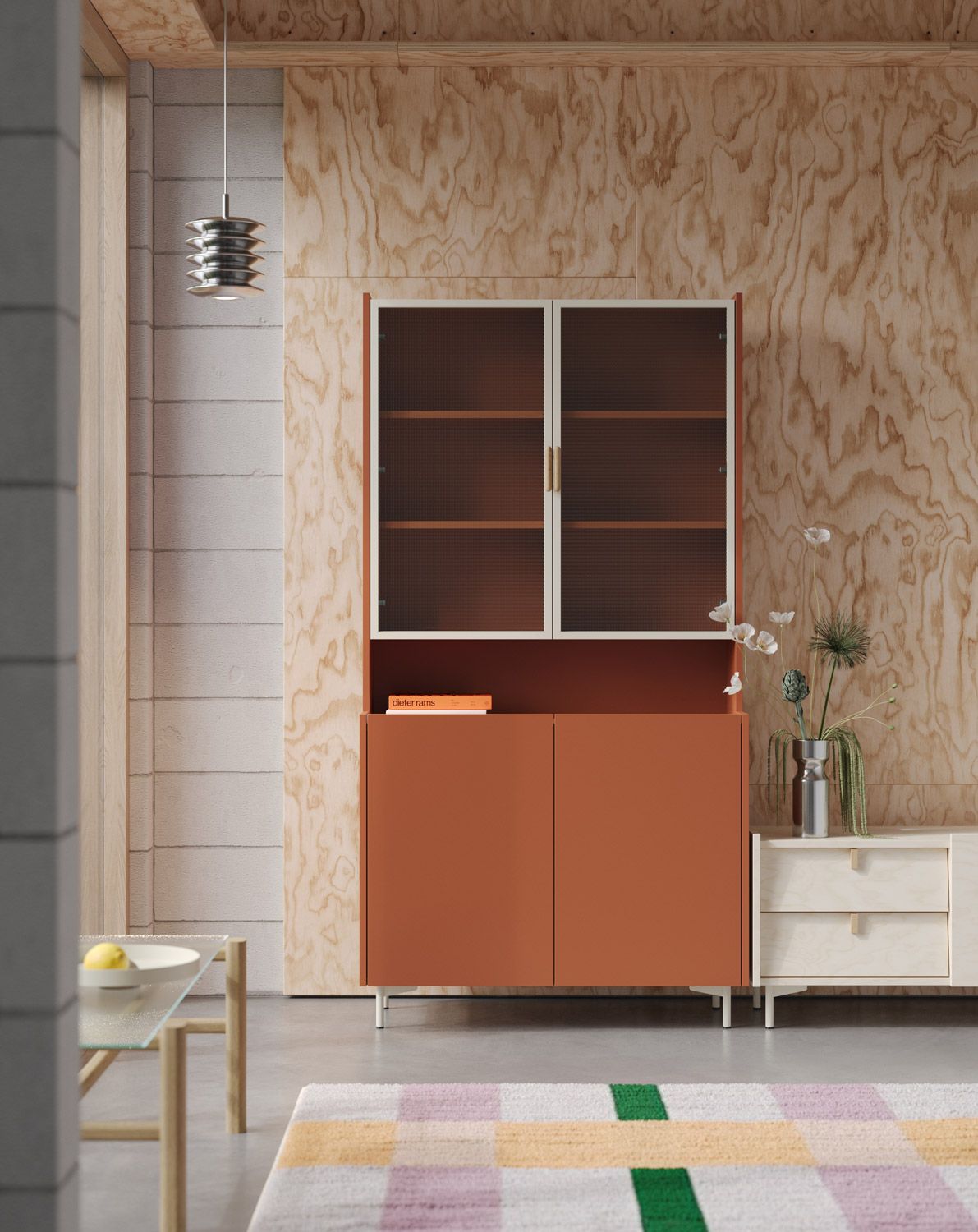 Buffet SKRA SKR33
Couleur : Terracotta ardent
Pied : Milky Way
Poignée : Cigar Oak
Couleur du cadre : Milky Way