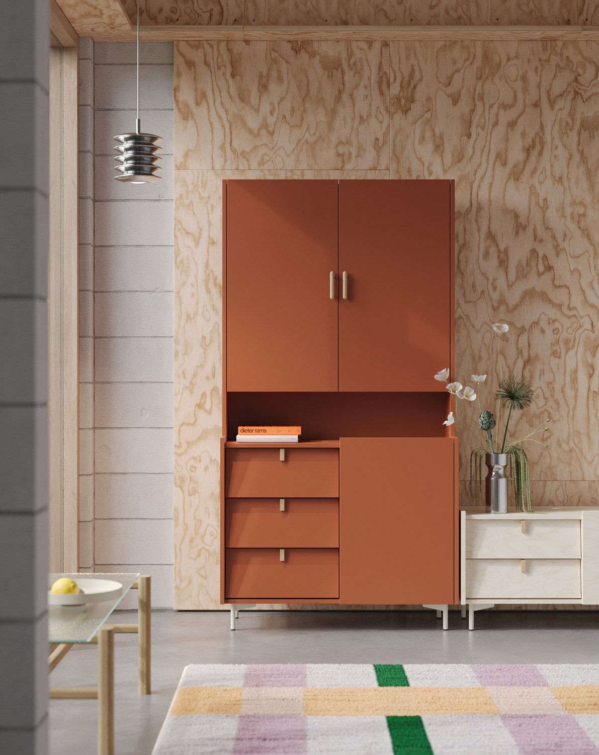 Buffet SKRA SKR40
Couleur : Terracotta ardent
Pied : Milky Way
Poignée supérieure : Cigar Oak
Poignée inférieure : Oak Wedge