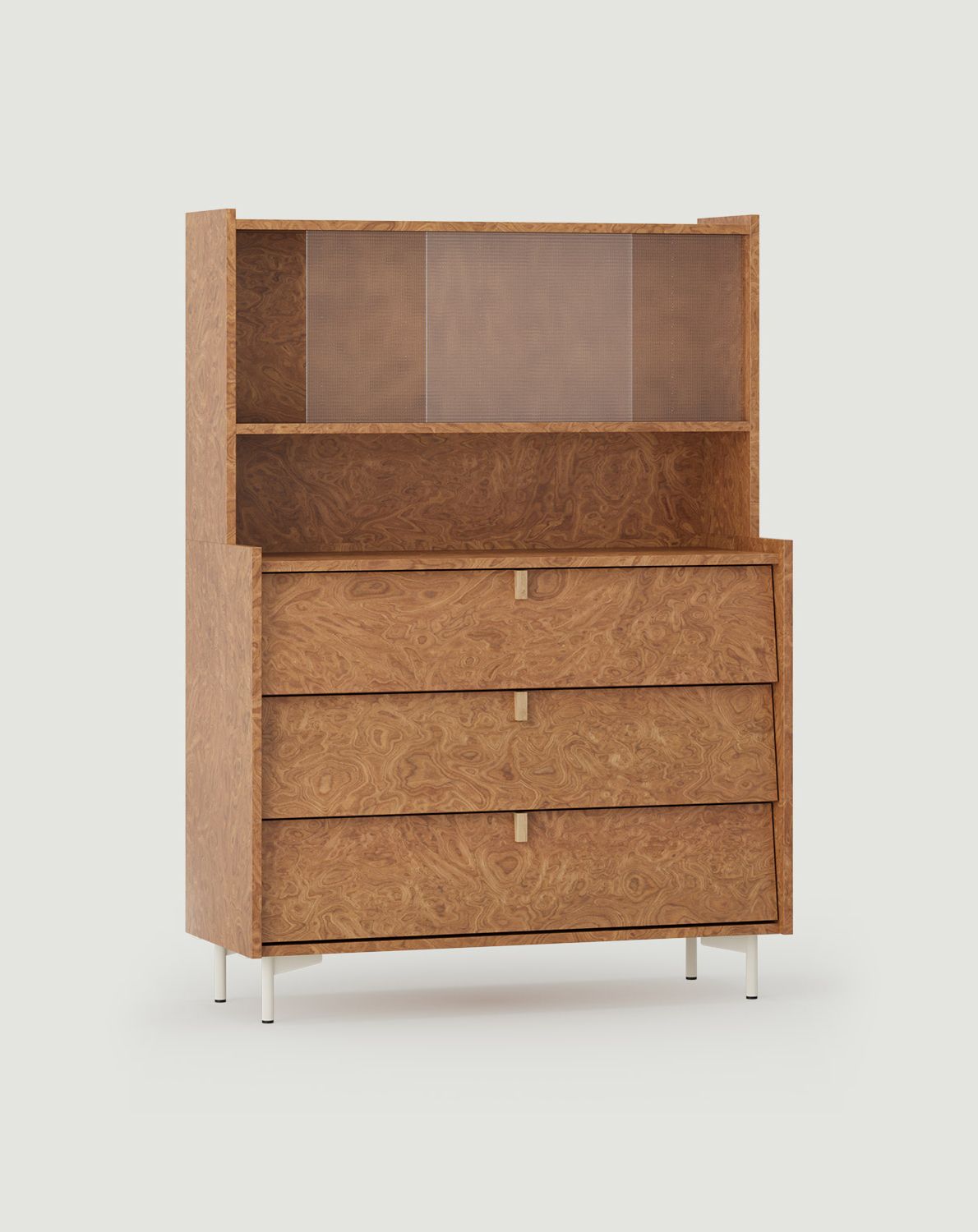 Buffet SKRA SKR42
Couleur : Noyer à damier
Pied : Milky Way
Poignée : Oak Wedge
