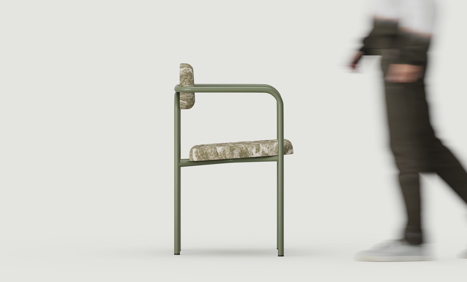 Chaise LUV avec accoudoir