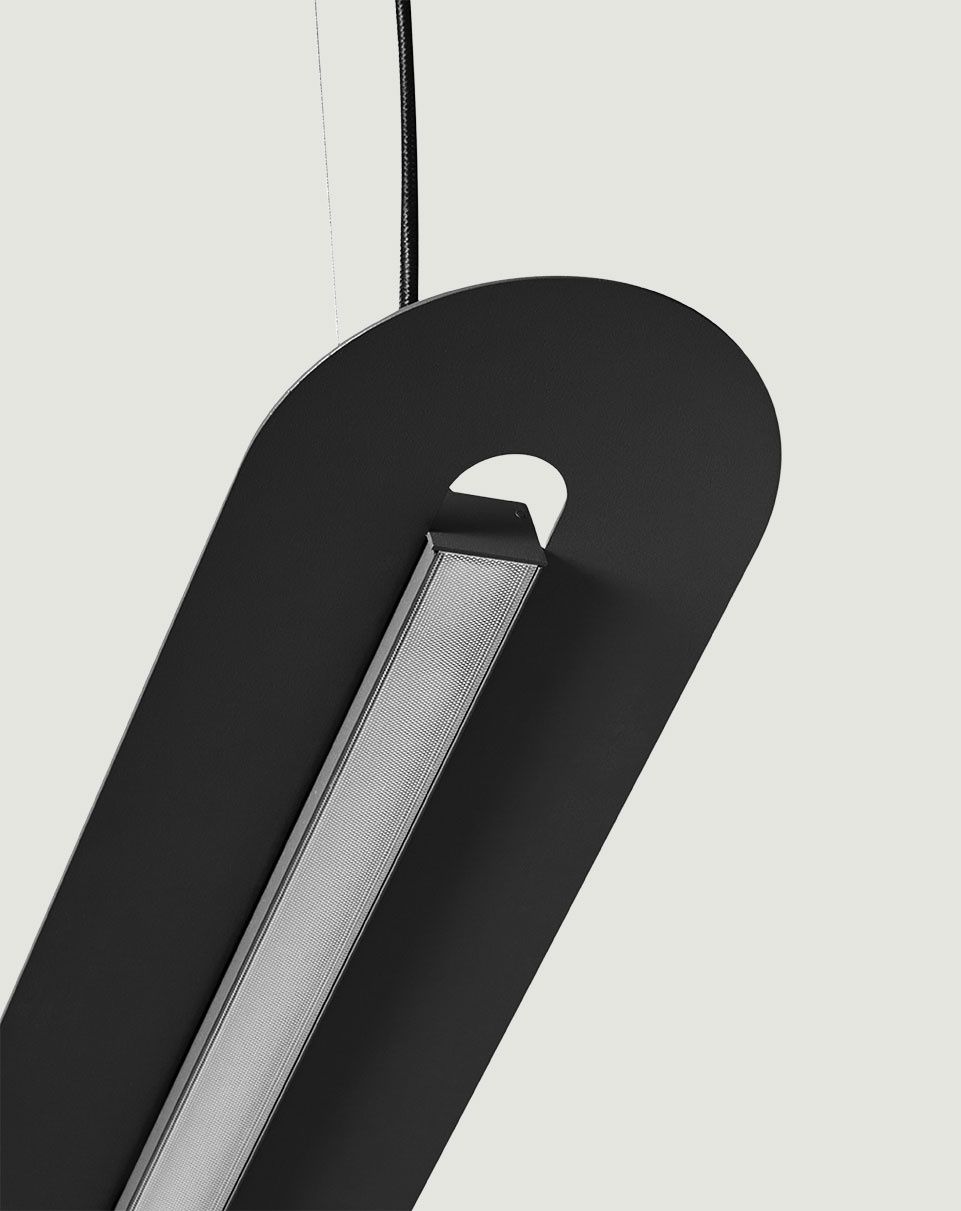 SENKEI A Lampe suspendue noire