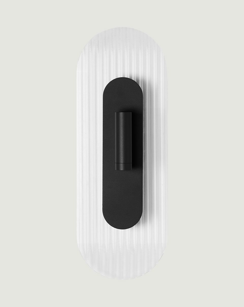 RIFLO W C applique murale noire avec réflecteur réglable