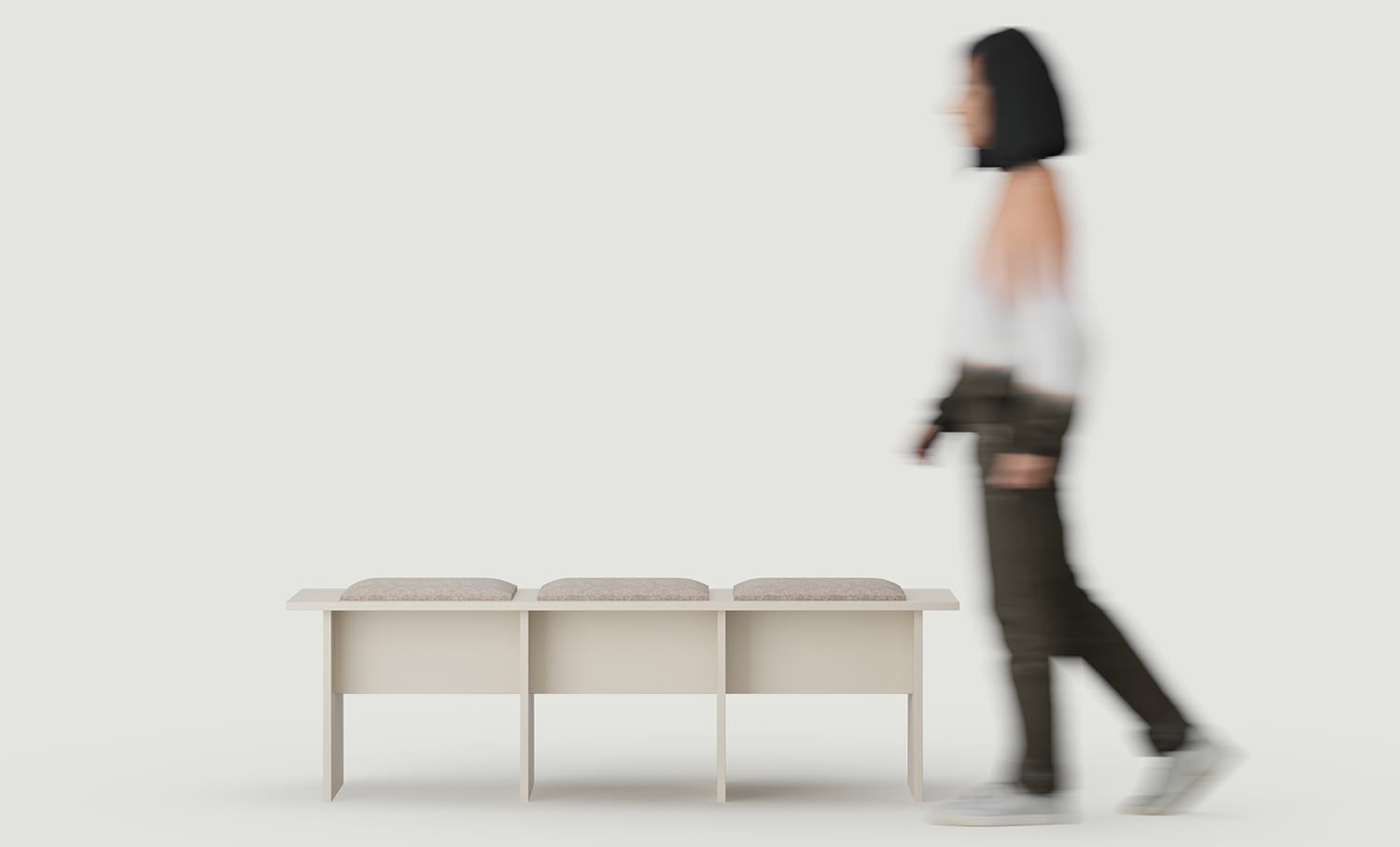 Banc KABE LK03 en style JAPANI
Couleur : Cachemire enveloppant
Couleur du revêtement : Terra 05