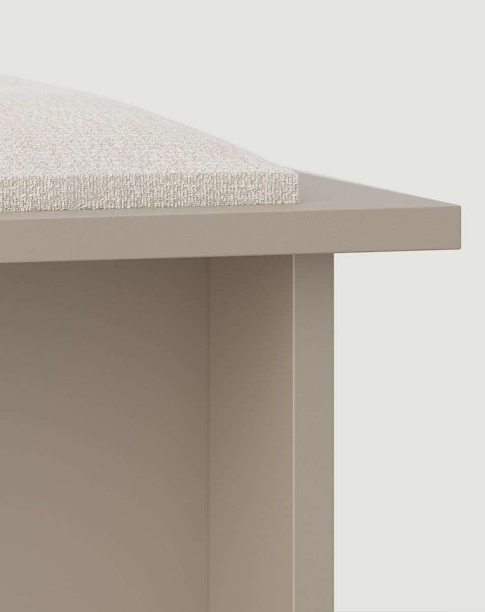 Banc KABE LK03 en style JAPANI
Couleur : Argile cendrée
Couleur du revêtement : Terra 01