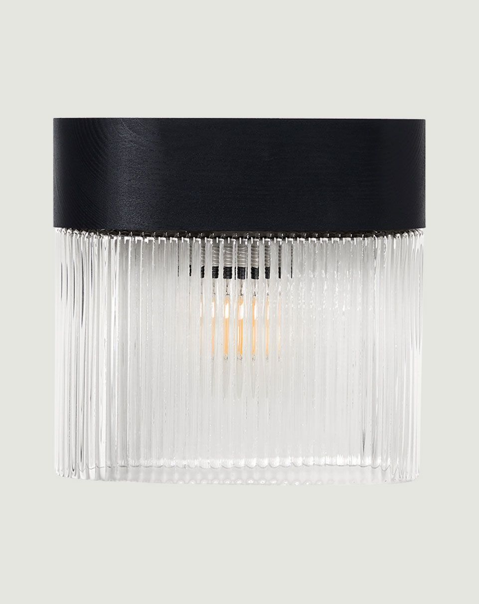 FLUMINA W A lampe murale / applique murale noire