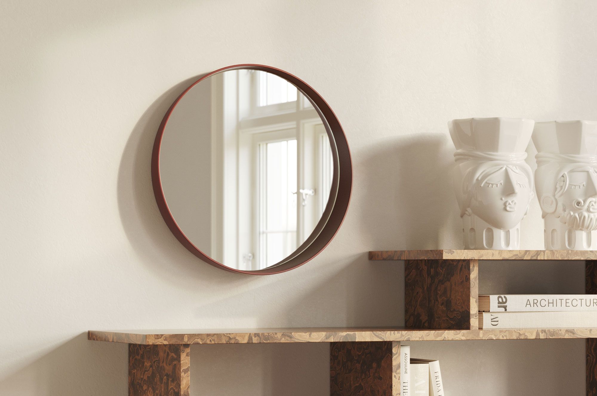 Miroir LULO Ø41 cm
Couleur : Porto