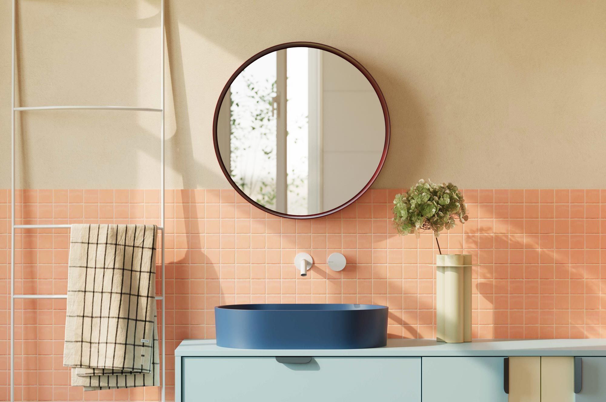Miroir LULO Ø58 cm
Couleur : Porto