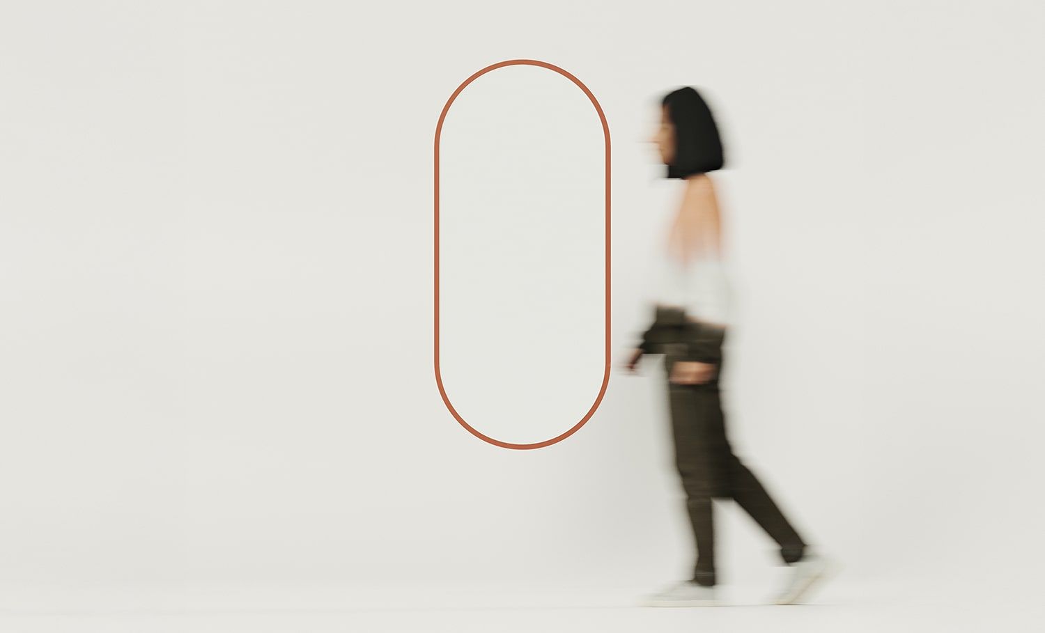 LAYERS Miroir suspendu LAY54
Couleur : Terracotta ardent
Type de panneau de miroir : Classique