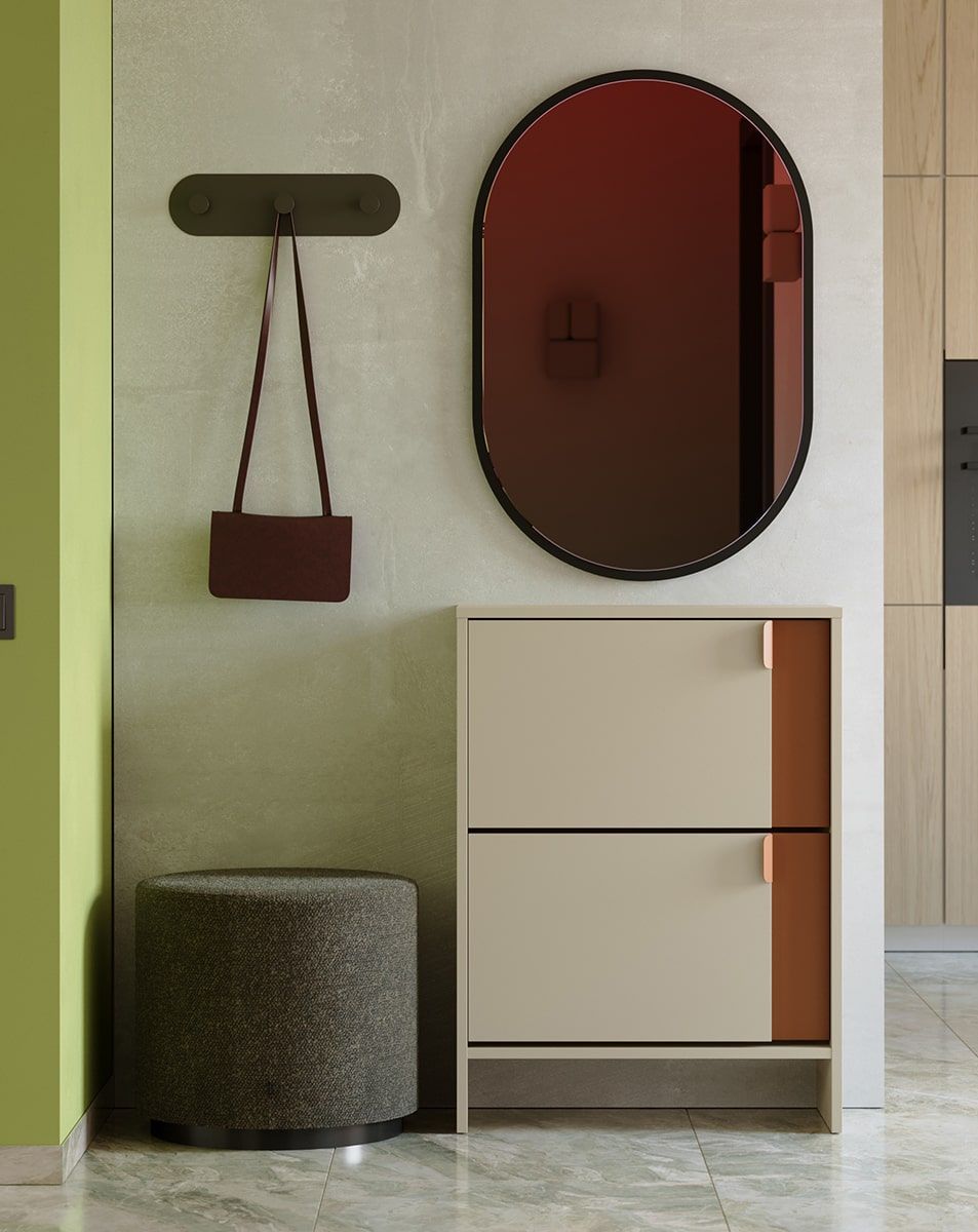 Petit miroir suspendu LAYERS LAY58
Couleur : Onyx noir
Type de surface du miroir : Prisme décoratif