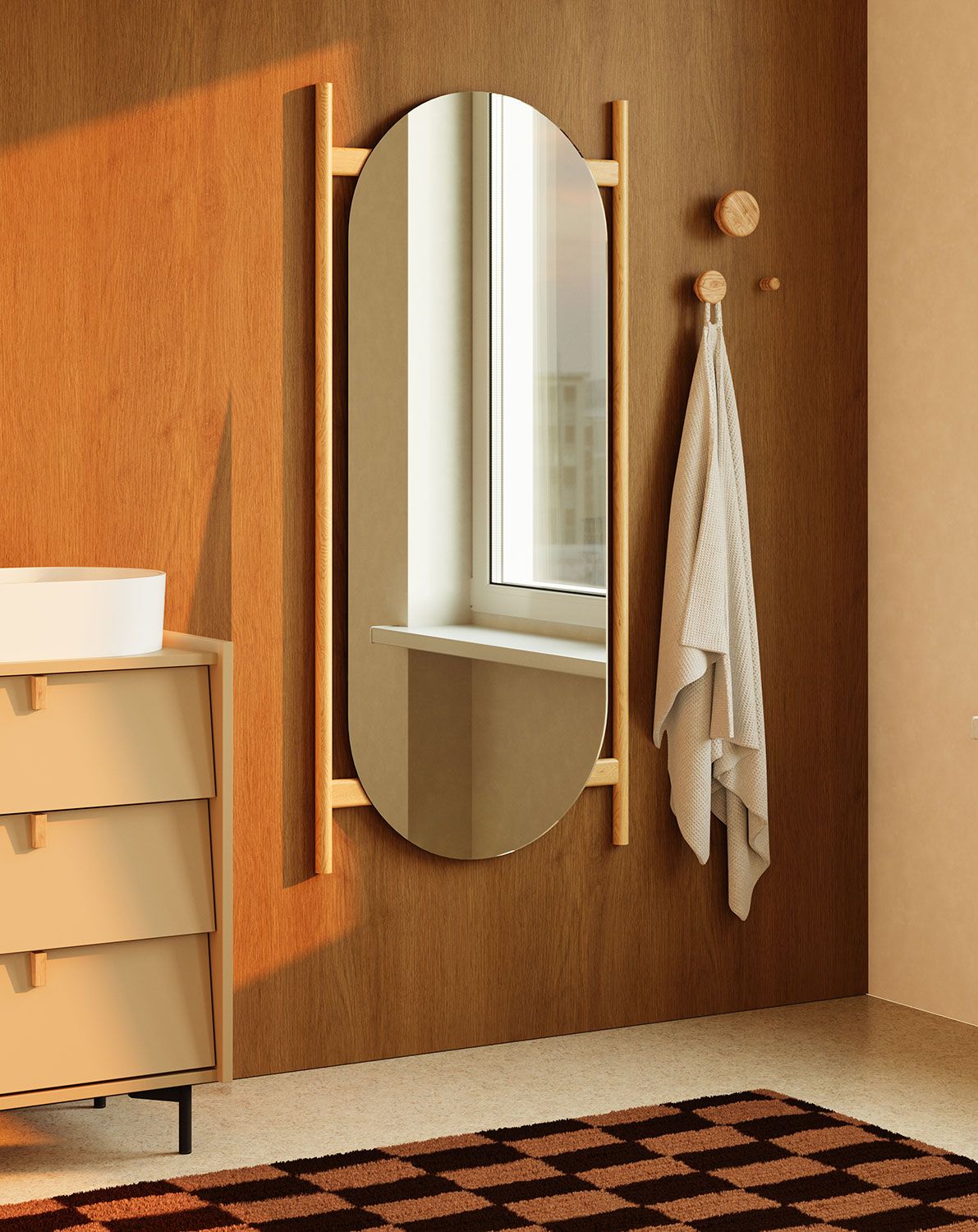 SKRA SKR83 M Miroir suspendu
