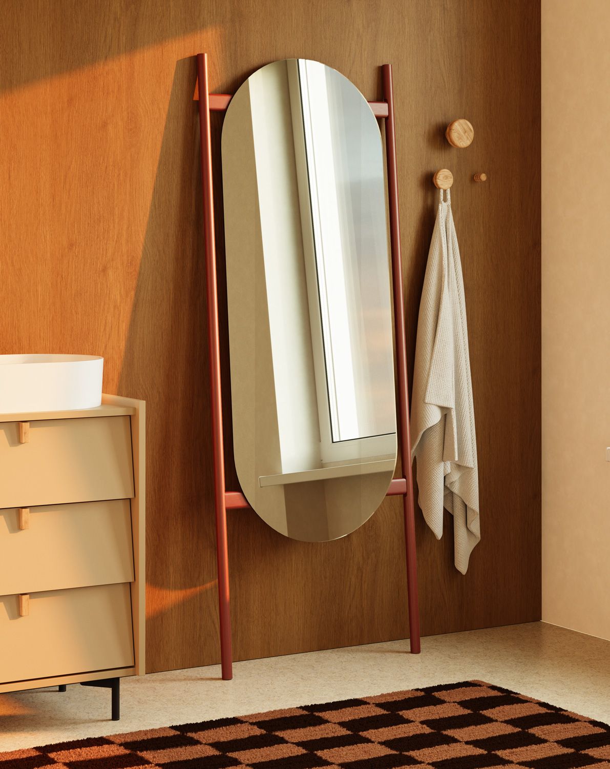 Miroir sur pied SKRA SKR84