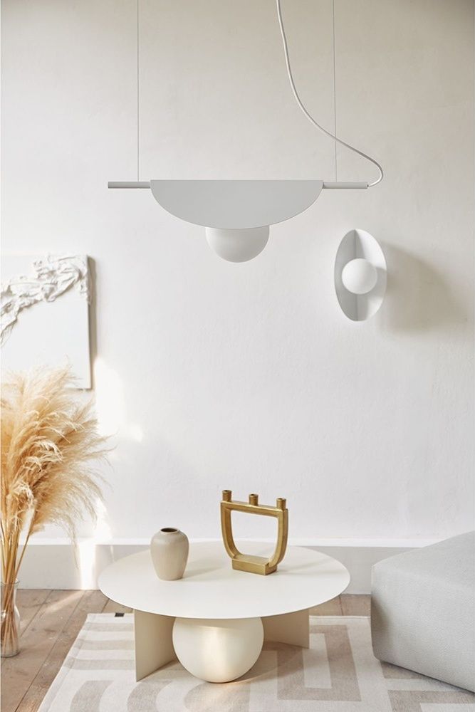 SALLO A Lampe suspendue blanche