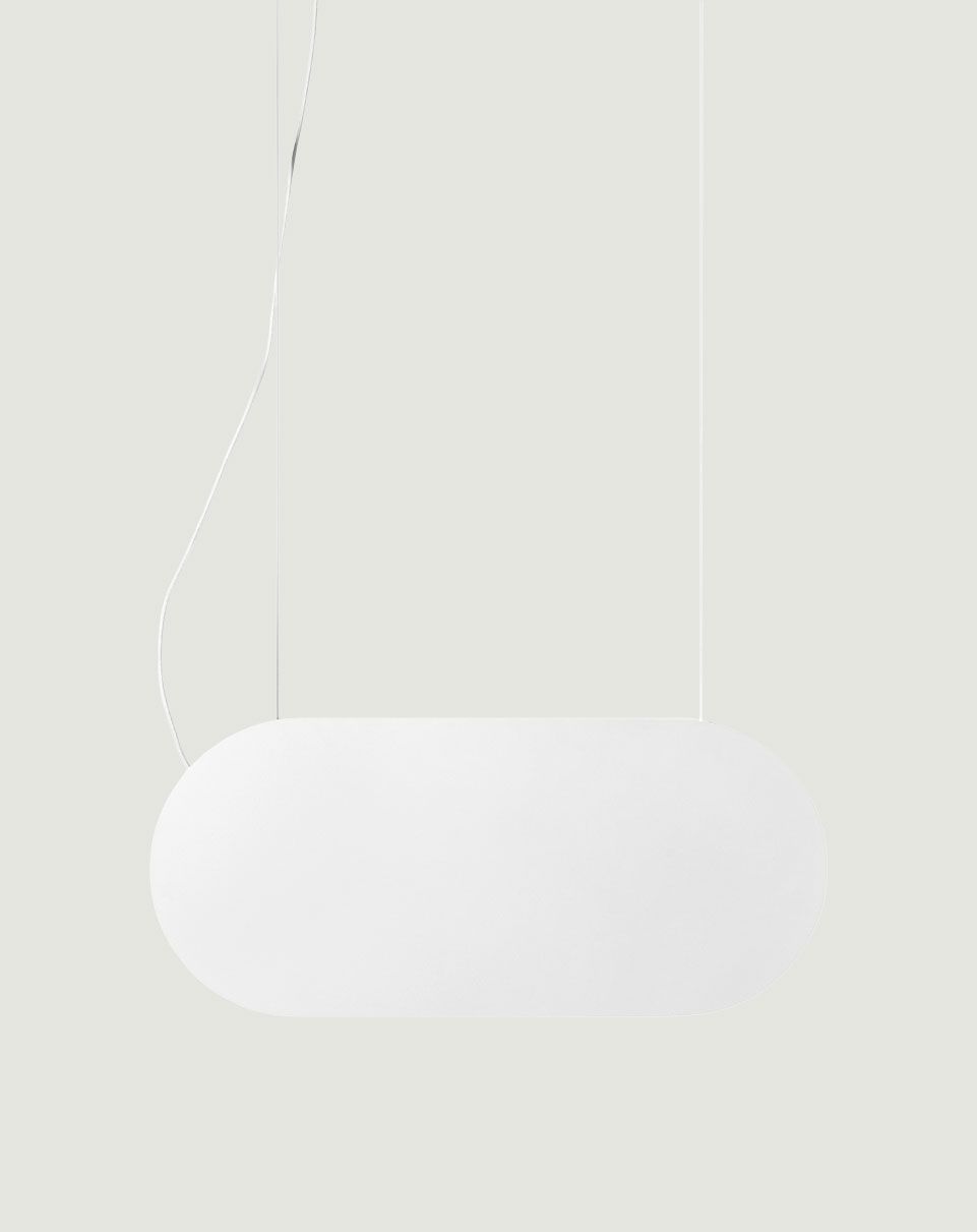 MALUMI A Lampe suspendue de plafond blanche