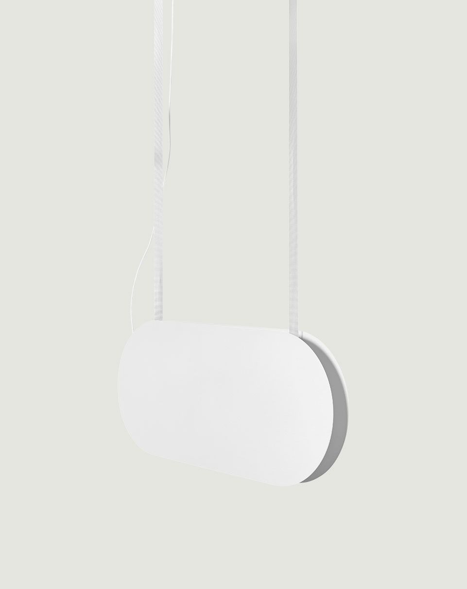 MALUMI A Lampe suspendue de plafond blanche