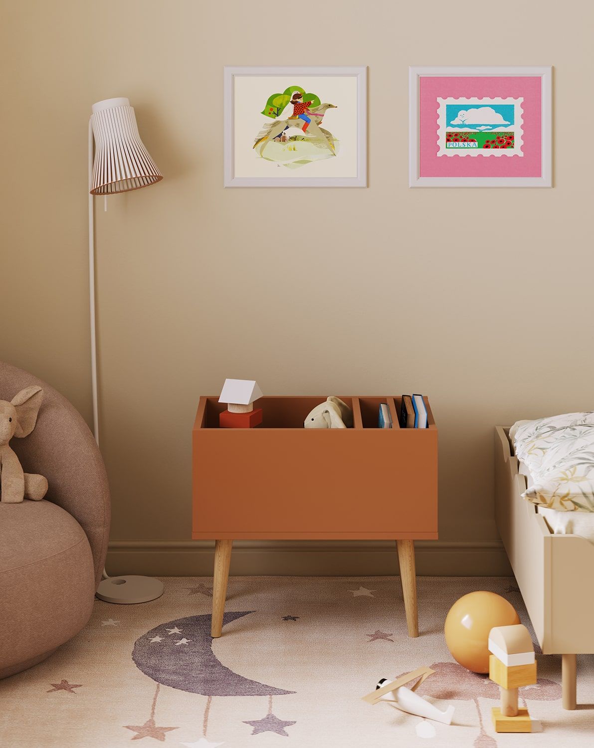 FENRIS KIDS organiseur de livres et de jouets SF02K