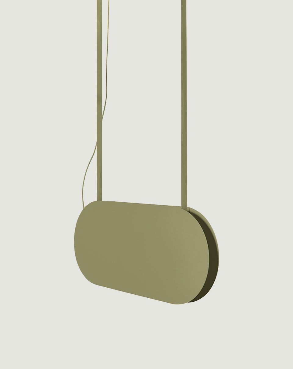 MALUMI A Suspension de plafond vert olive