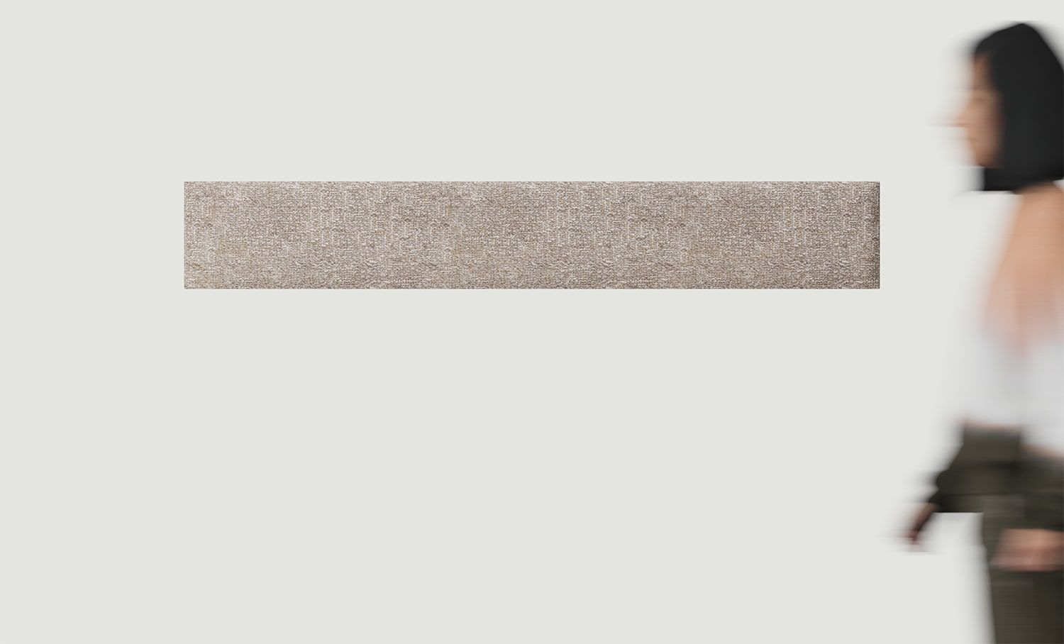 Panneau mural rembourré P01 125-140cm
Couleur du tissu d'ameublement : Terra 05