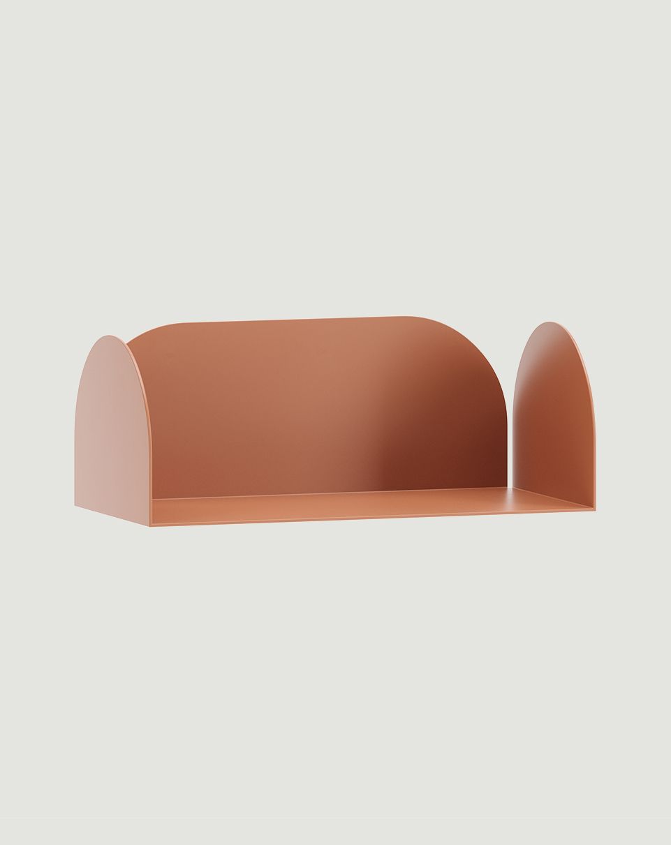 Etagère de présentation en acier LAYERS LAY80
Couleur : Terracotta ardent
