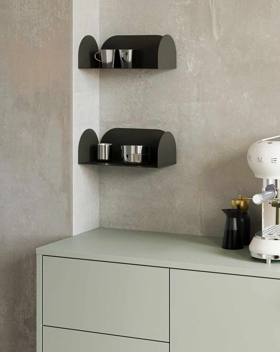 Etagère de présentation en acier LAYERS LAY80
Couleur : Deep Basalt