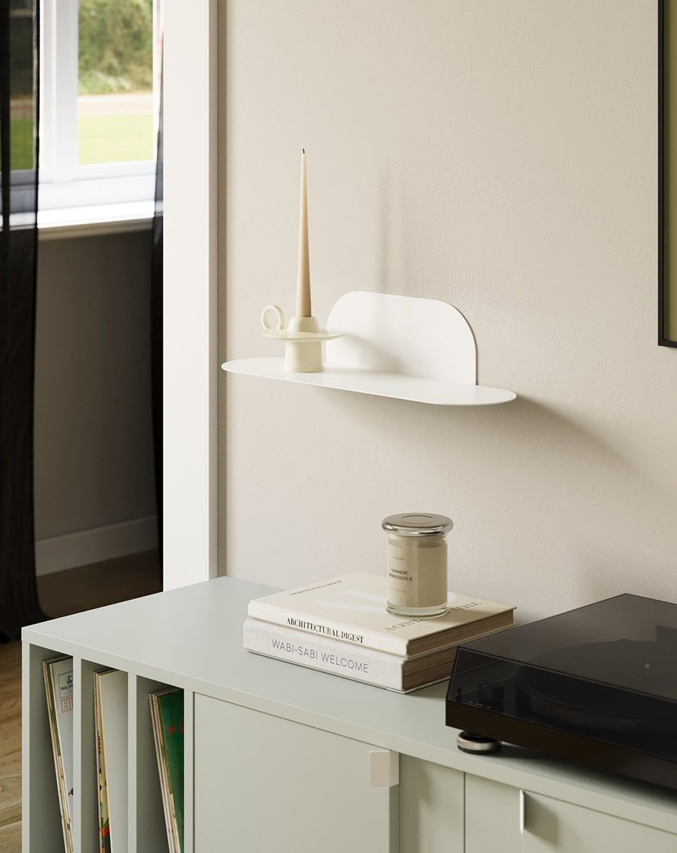 Etagère de présentation en acier LAYERS LAY82
Couleur : blanc