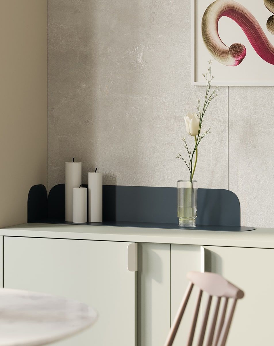 Présentoir en acier gauche LAYERS LAY81
Couleur : Voile de nuit