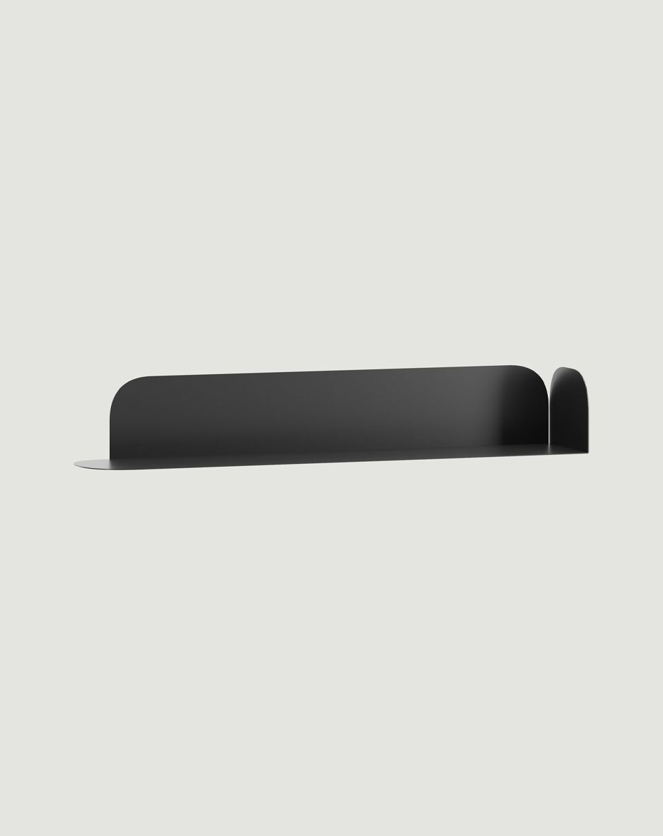 Étagère en acier, présentoir droit LAYERS LAY83
Couleur : Noir
