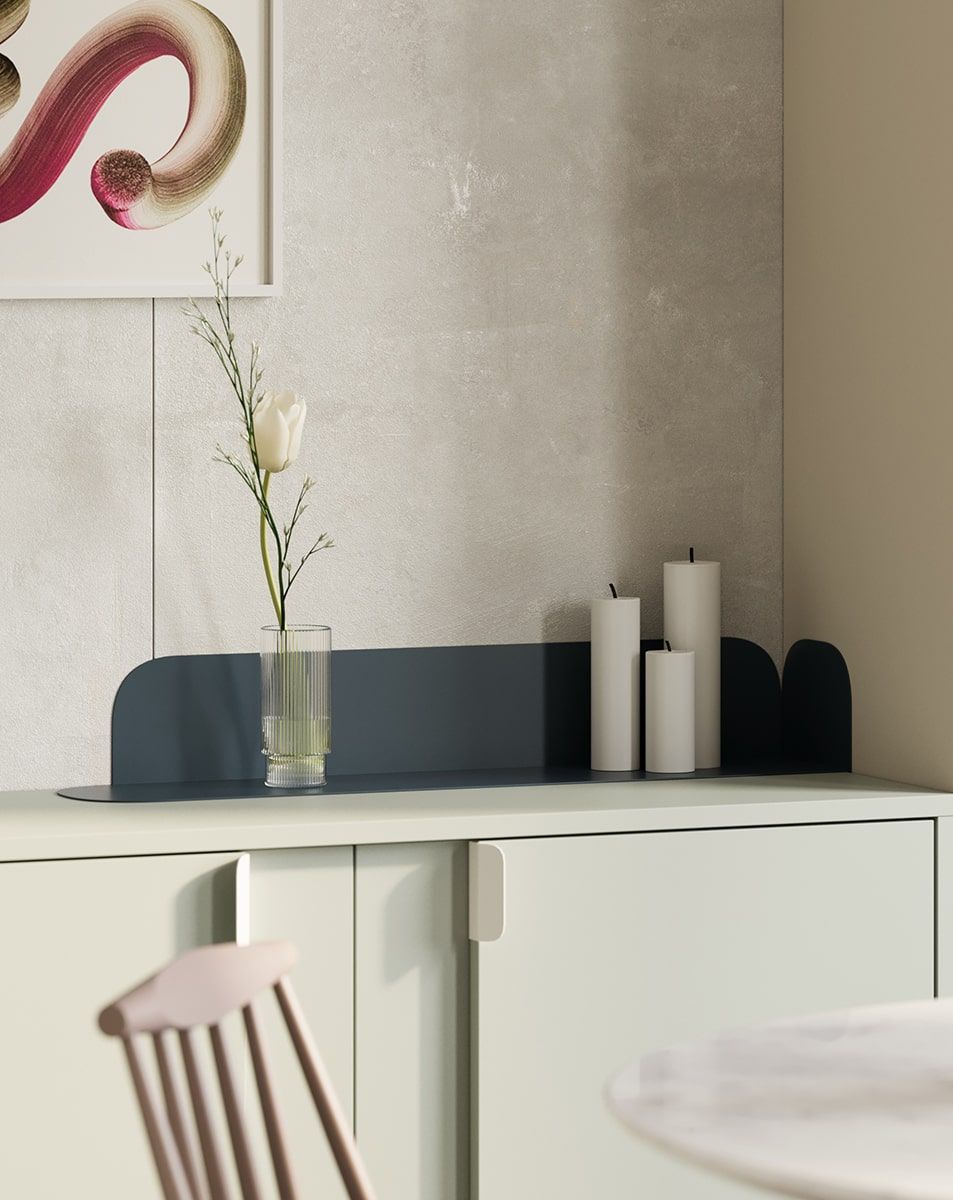 LAYERS étagère droite en acier LAY83
Couleur : Voile de nuit