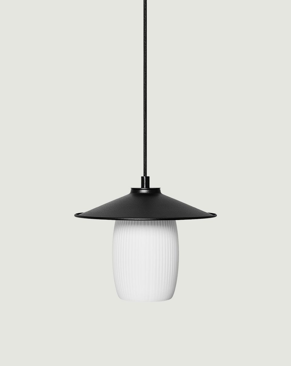 JINGU A Lampe suspendue noire