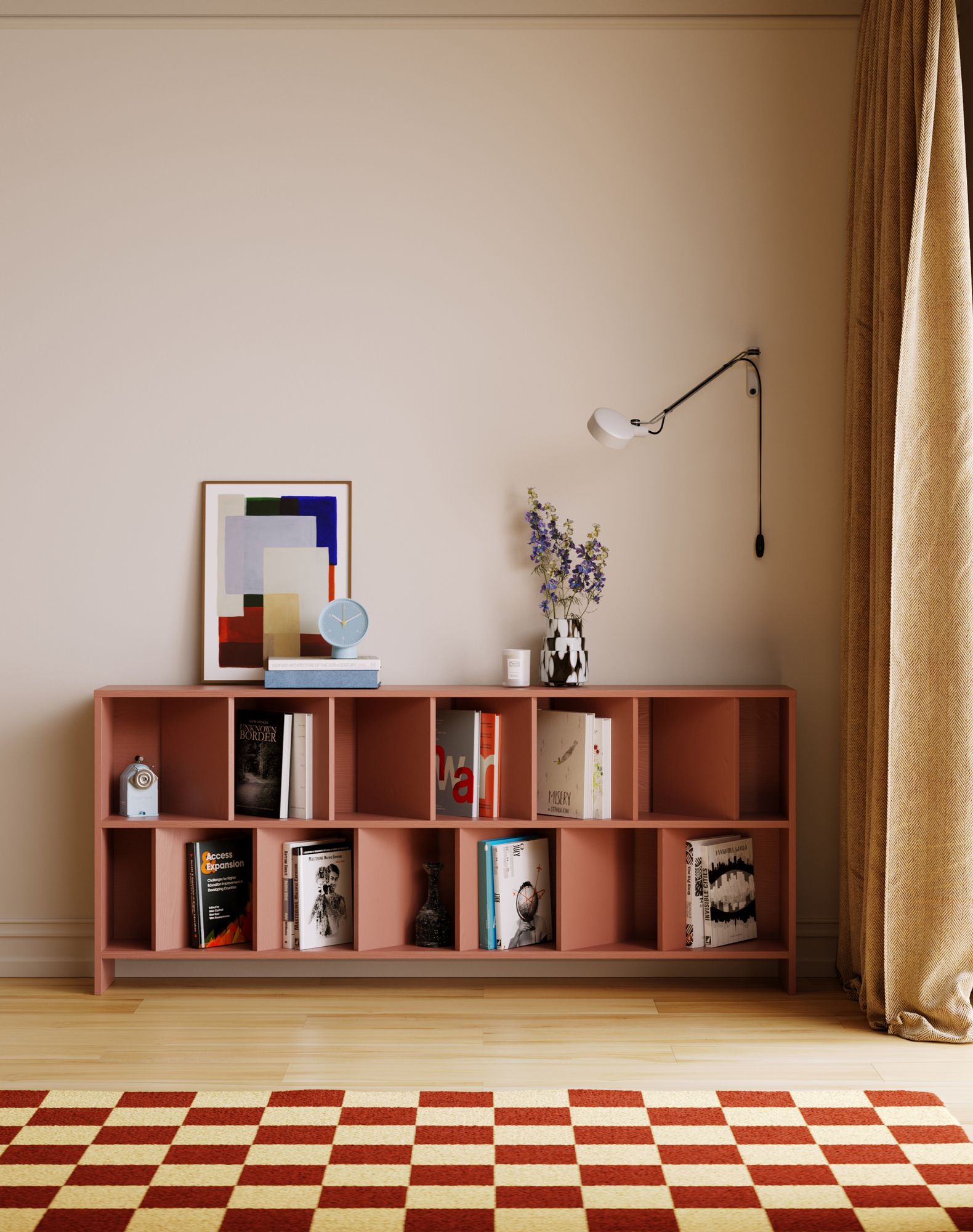 Etagère basse YUTO YSZ04
Couleur : Coral Ash