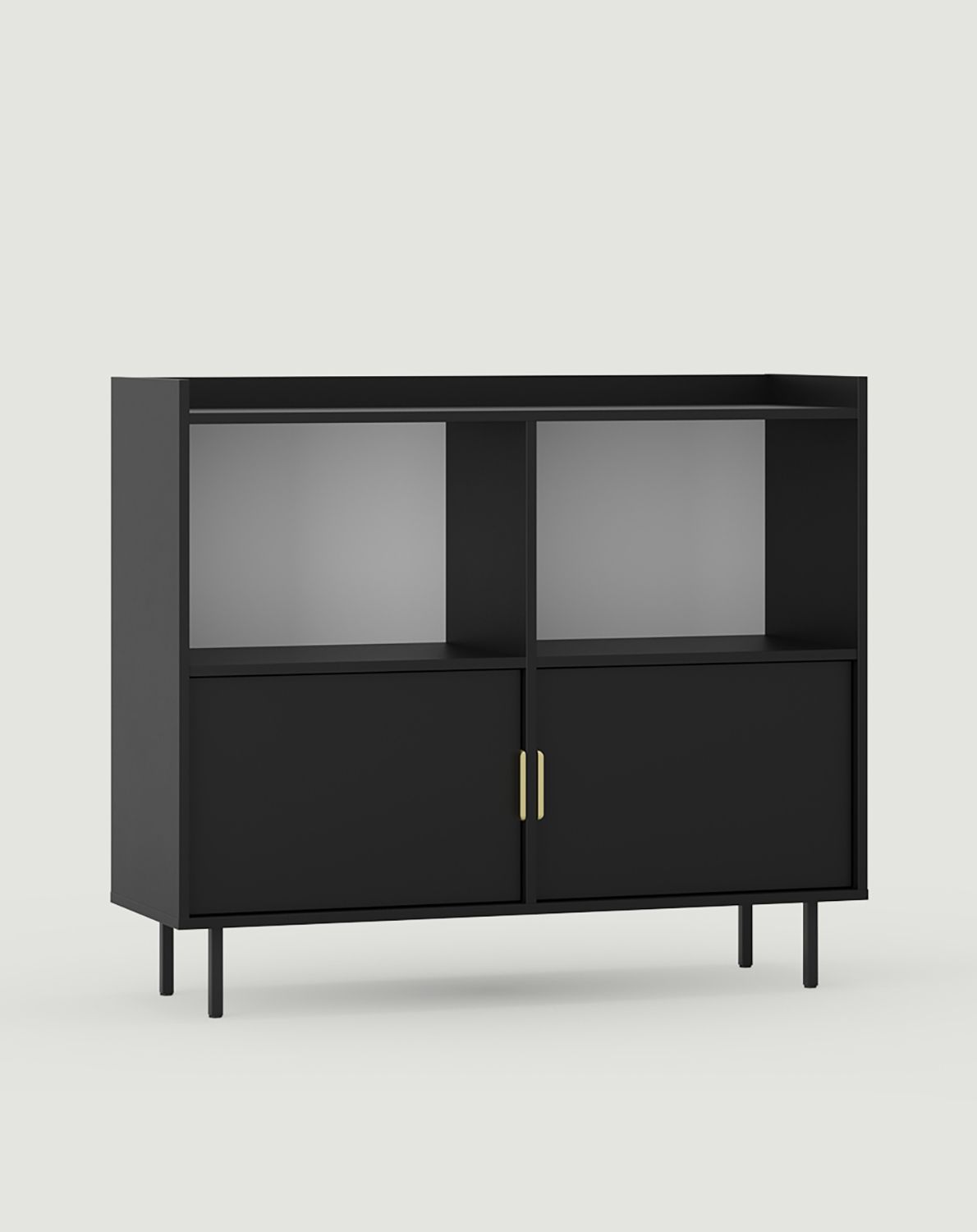 SIGI bibliothèque de bureau SRPRO1
Couleur : Onyx noir
Pied : noir
Poignée : or LING