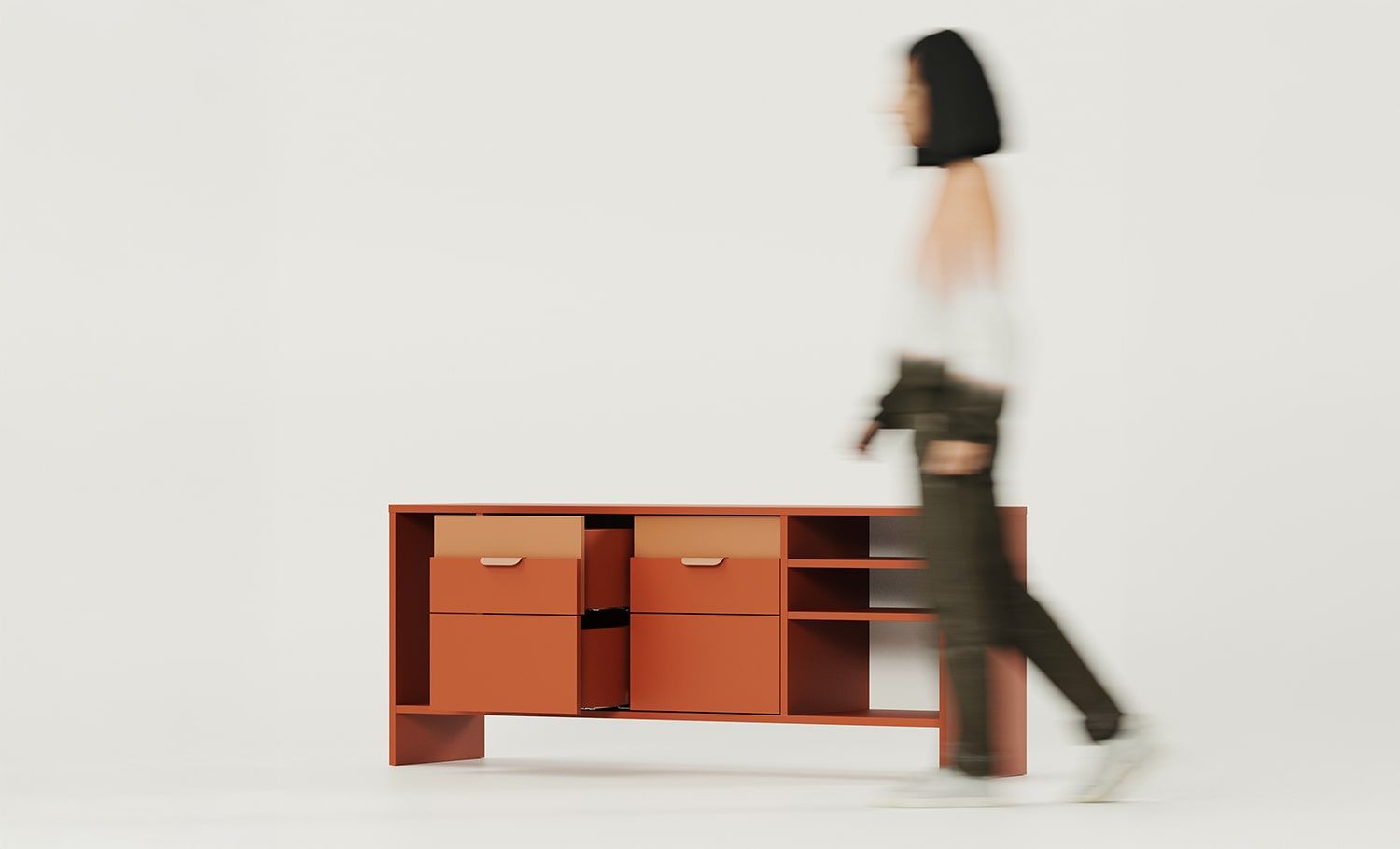 Buffet buffet LAYERS LAY56
Couleur : Terracotta ardent
Couleur de la couche avant : Sahara Deep
Poignée : Poignée LAYERS 110 Terracotta feu