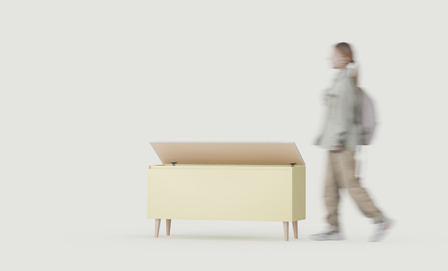 Coffre à jouets FENRIS KIDS avec siège