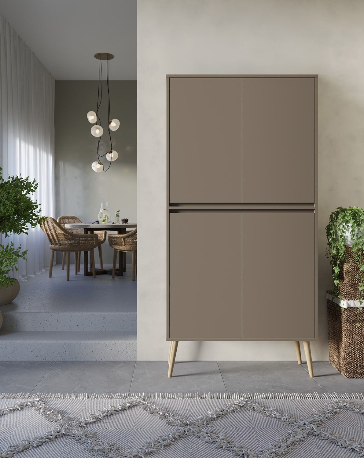 FENRIS FS2 piédestal
Couleur : brun café
Pied : Hêtre Beige