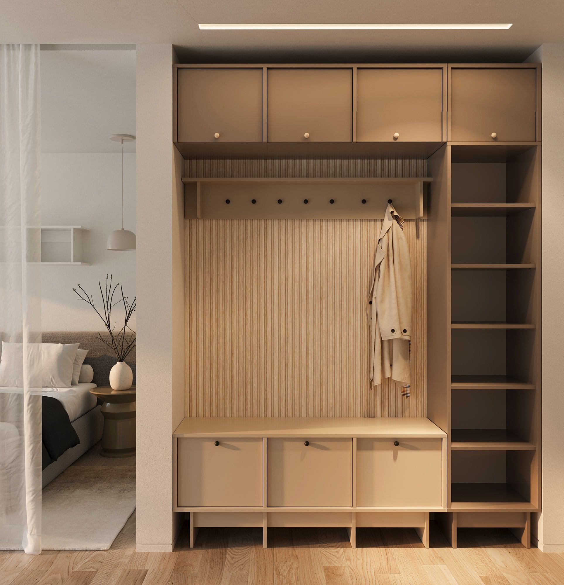KABE SK04 piédestal en style JAPANDI
Couleur : brun café