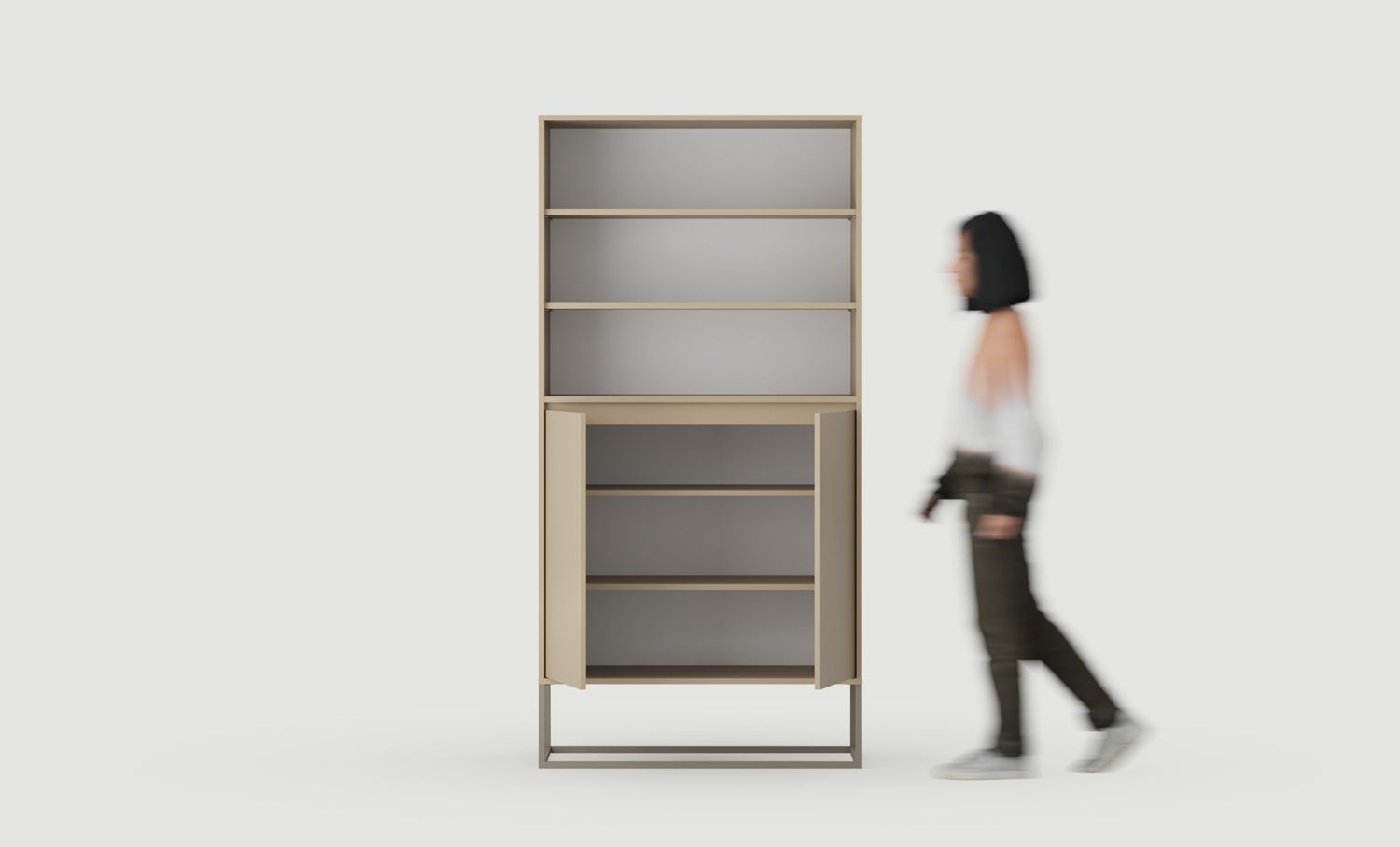 ODIS OS1 piédestal
Couleur : Cappuccino
Couleur des pieds : ODIS steel grey beige
