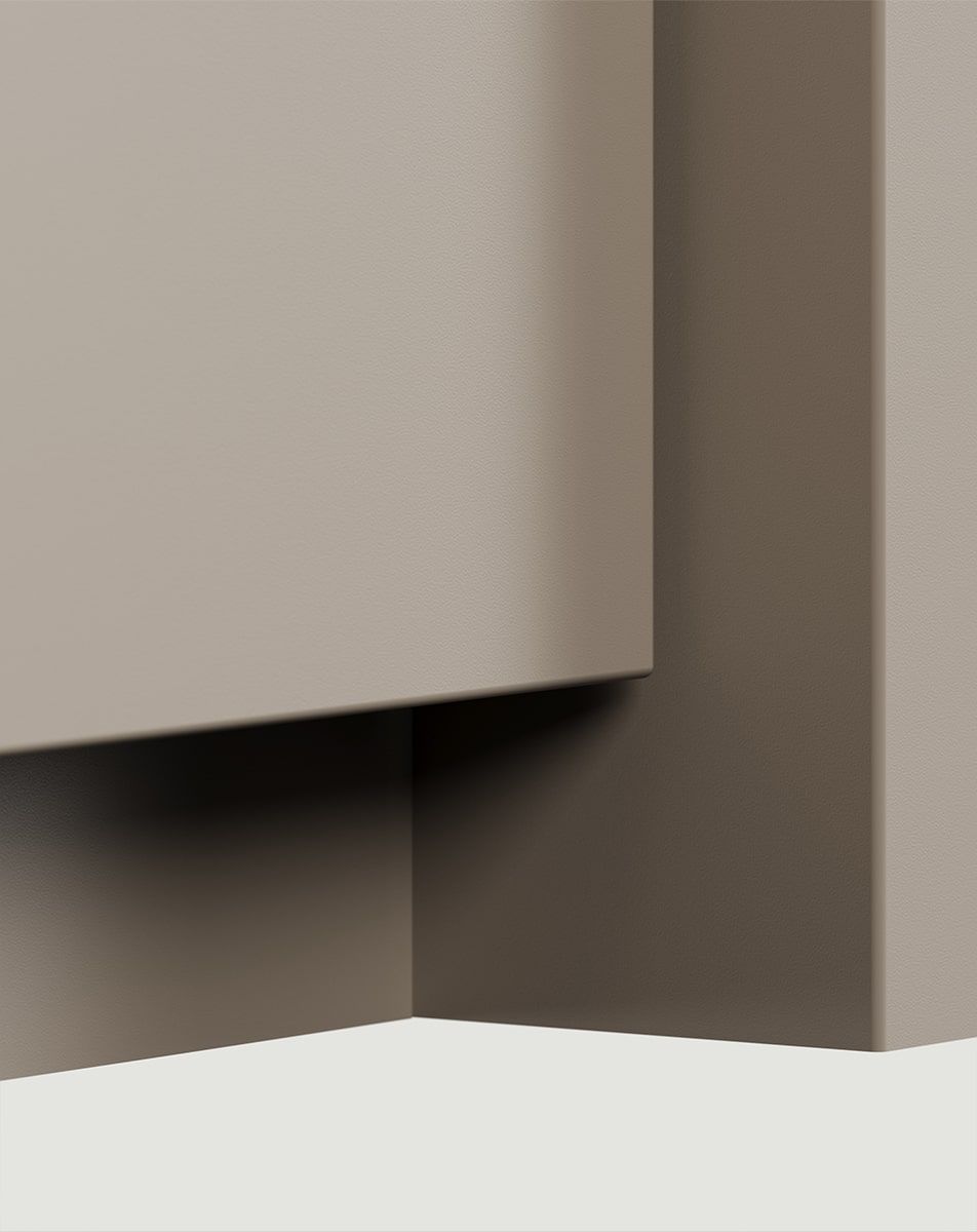 RAGNAR socle bas mural avec étagères RA12
Couleur : Frêne Blanc Argile