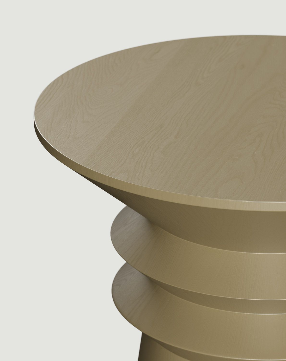 Table basse en bois LINE2 SK4 Olive