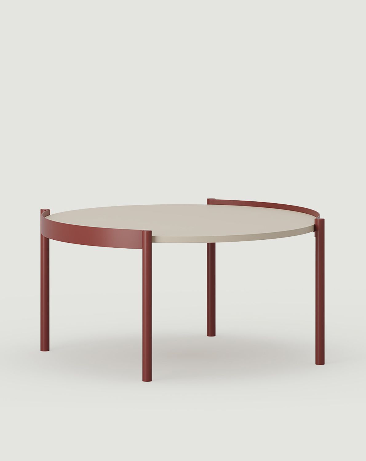 Table basse MIT L Champagne Beige - Martian Red
                            
                            