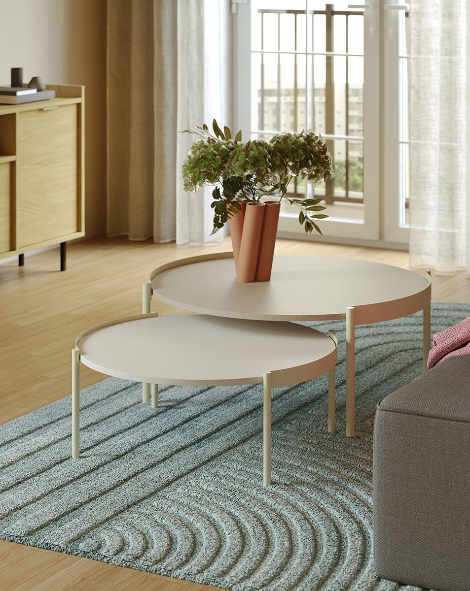 Table basse MIT M Champagne Beige - Milky Way
                            