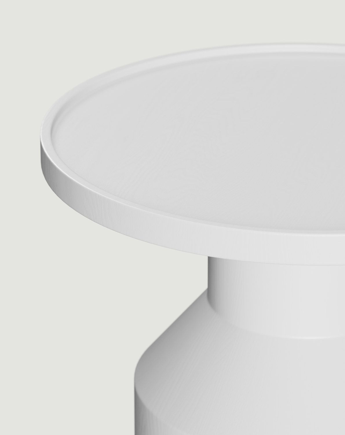 Table auxiliaire en bois FLAT SP2 Blanc