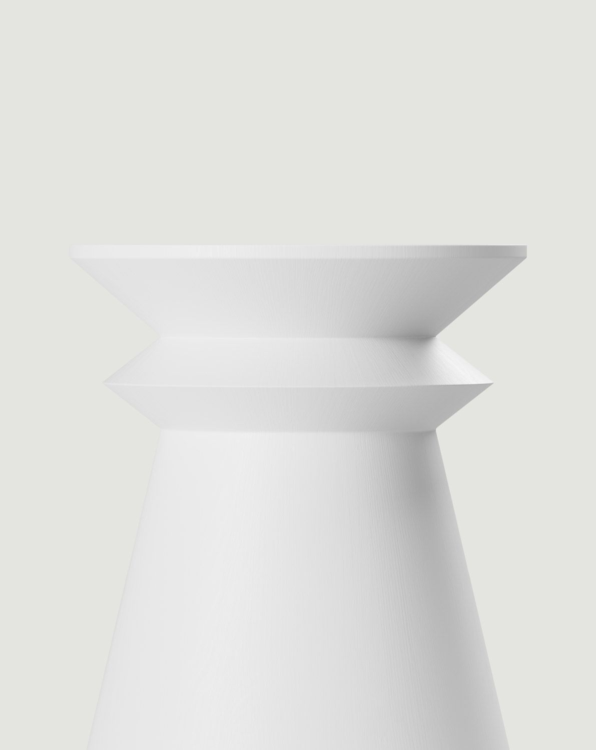 Table auxiliaire en bois LINE2 SP4 Blanc