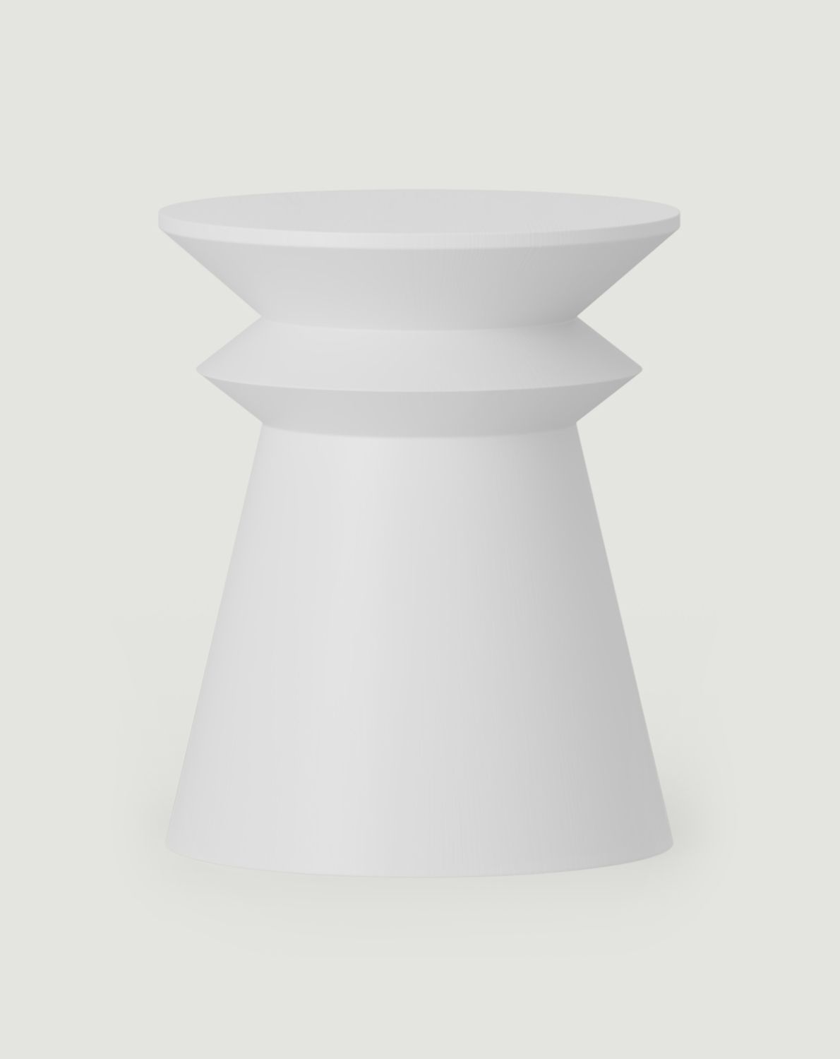Table auxiliaire en bois LINE2 SP4 Blanc