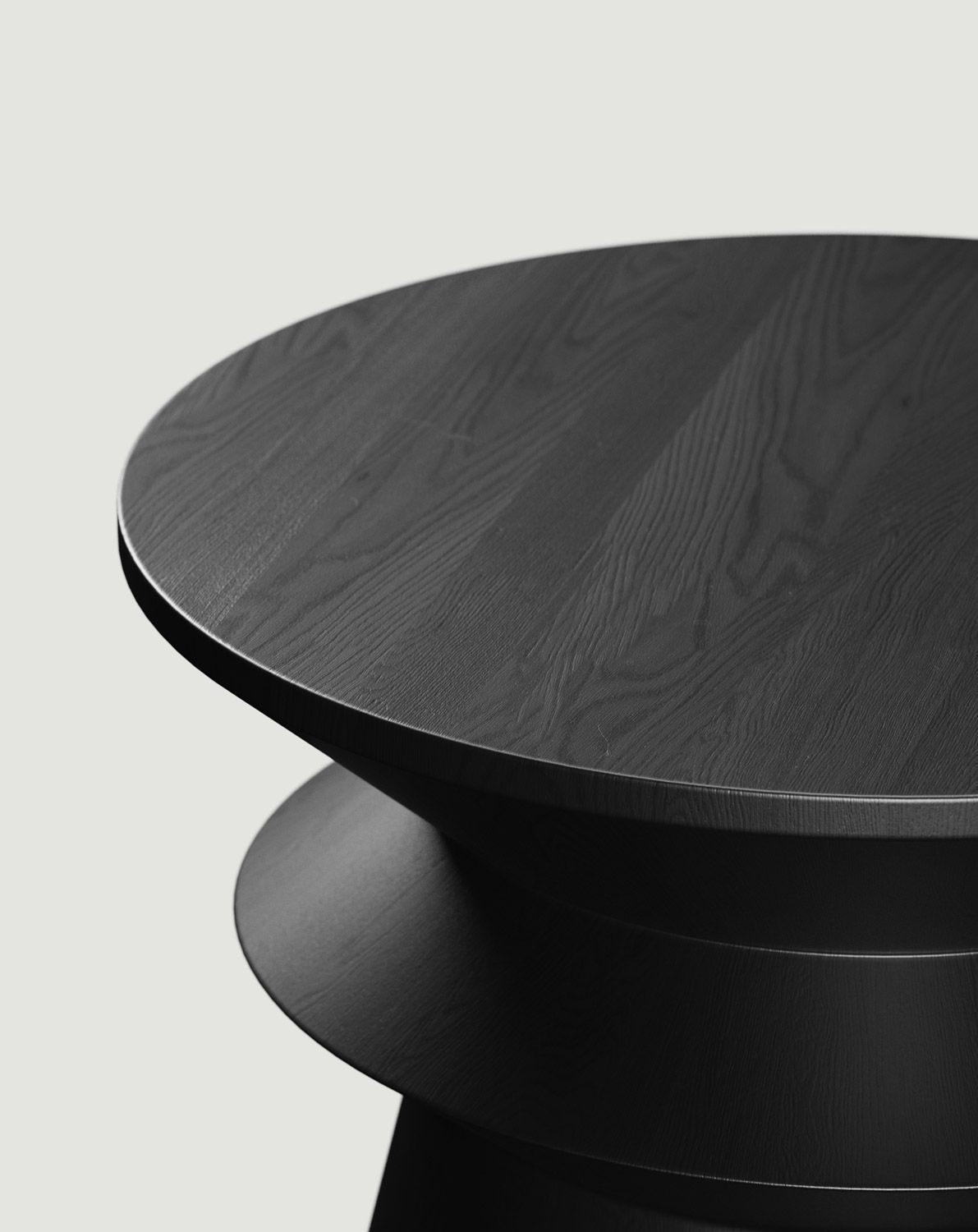Table auxiliaire en bois LINE2 SP4 Noir