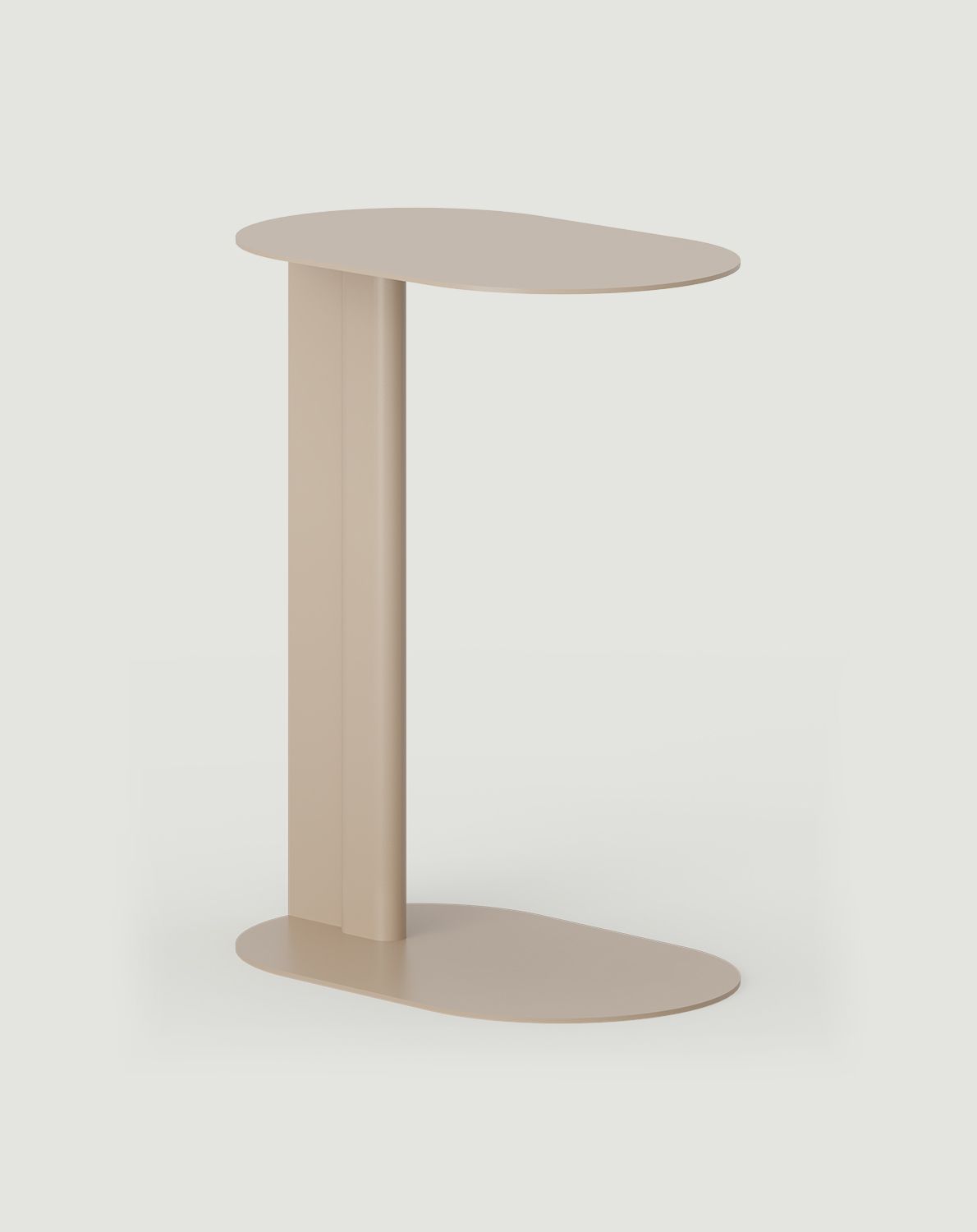 LONDO Table auxiliaire en acier cappuccino
                            
